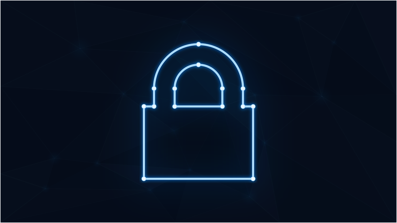 Free padlock neon Cybersecurity Framework